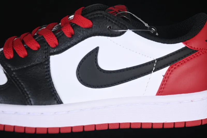 All categories Air Jordan Jordan series basketball shoes Air Jordan 1 Low Air Jordan 1 Low OG "Black Toe" AJ1 Joe 1 black toe low-top cultural casual sneakers CZ0790-106